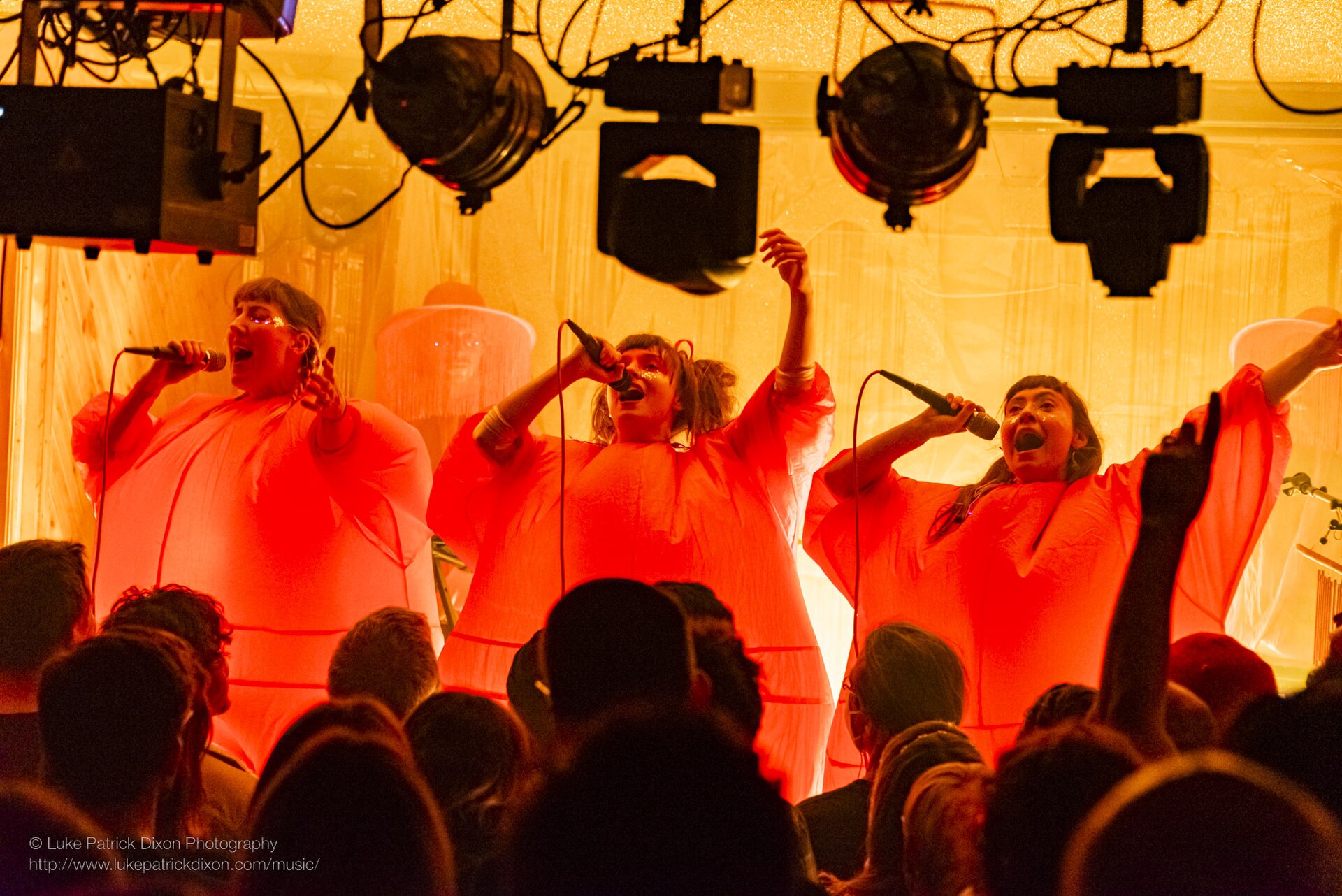Stealing Sheep performing at The Moth Club November 2022