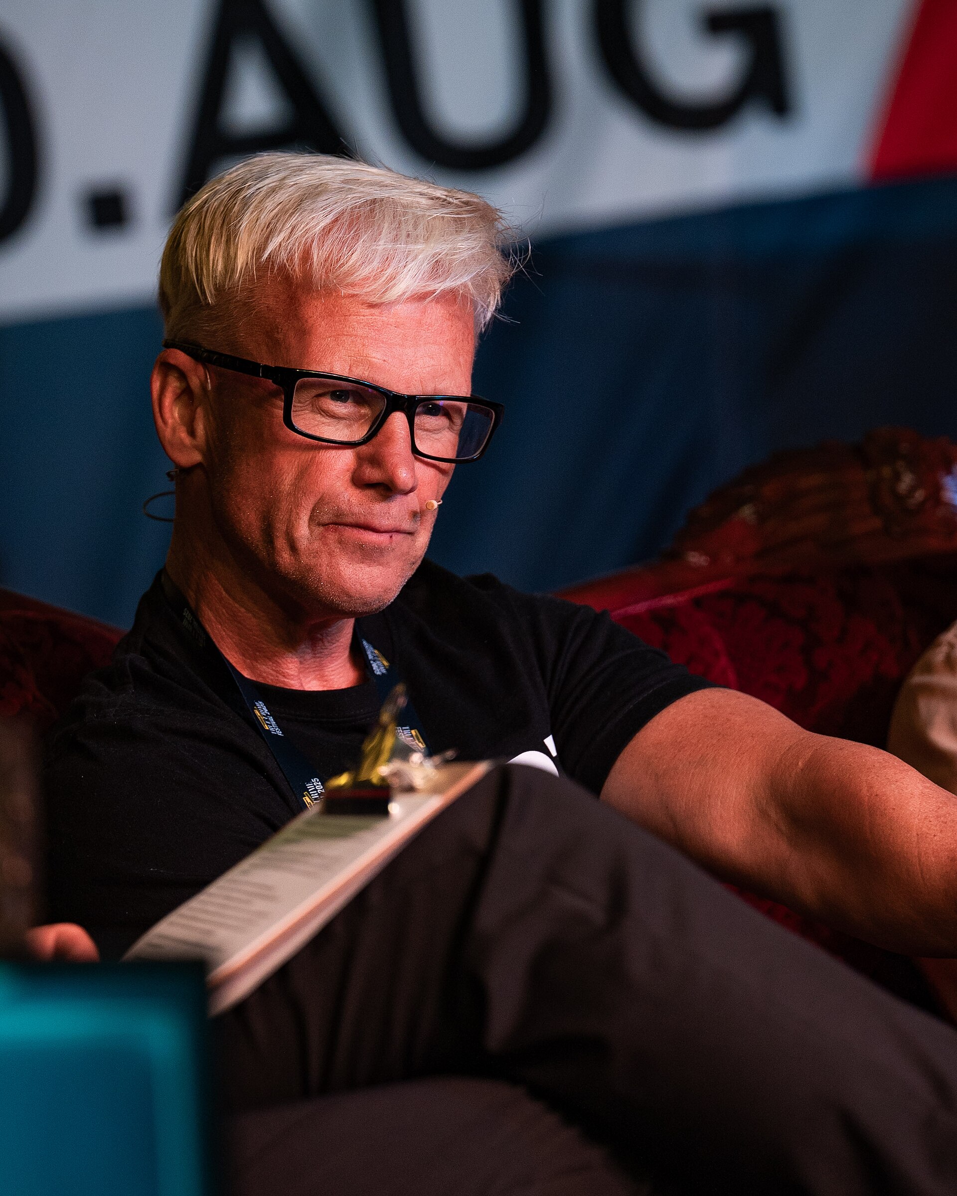 Stein Morten Lier at the True Crime festival in Arendal, Norway, 2025
