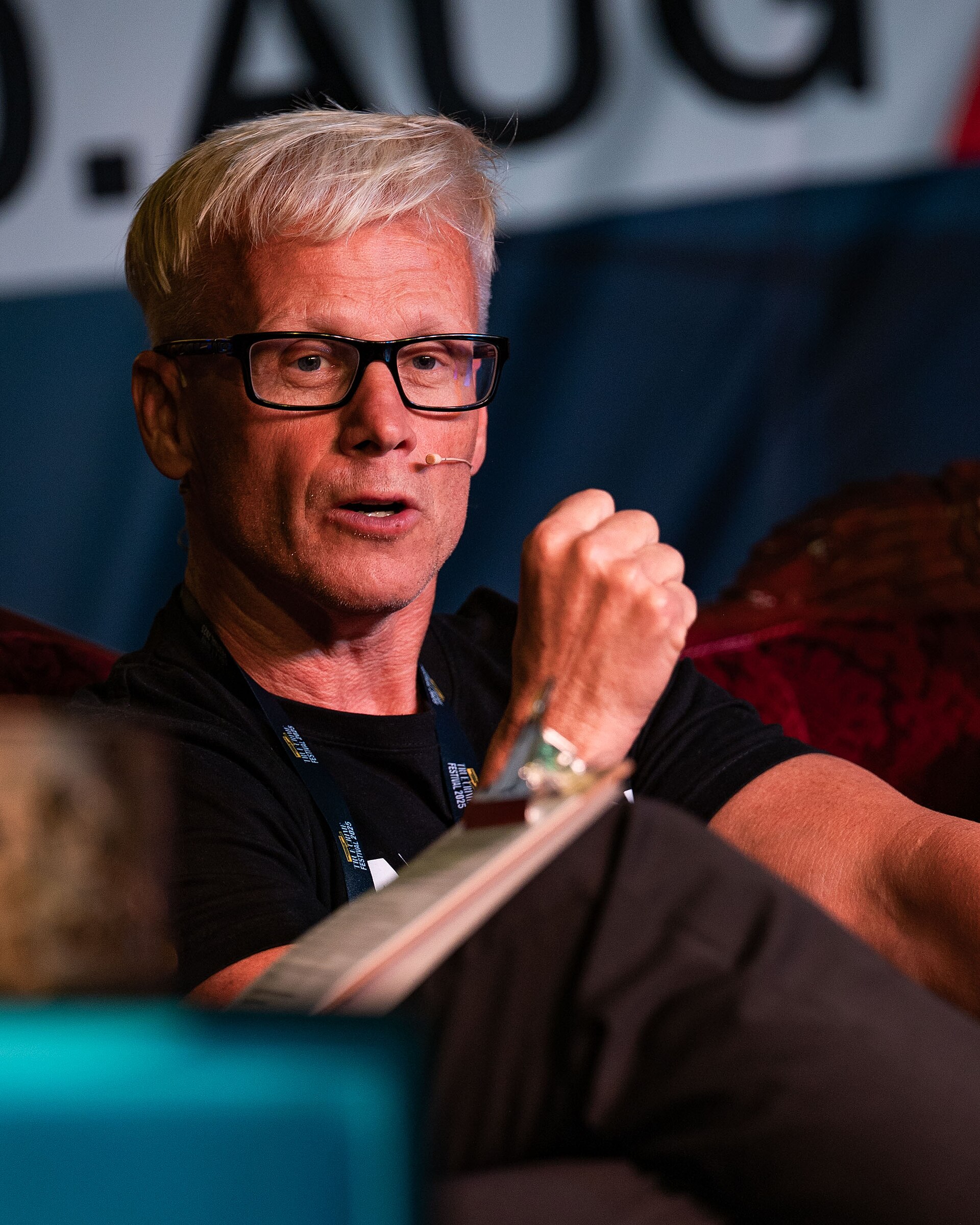 Stein Morten Lier at the True Crime festival in Arendal, Norway, 2025