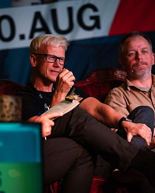 Stein Morten Lier at the True Crime festival in Arendal, Norway, 2025