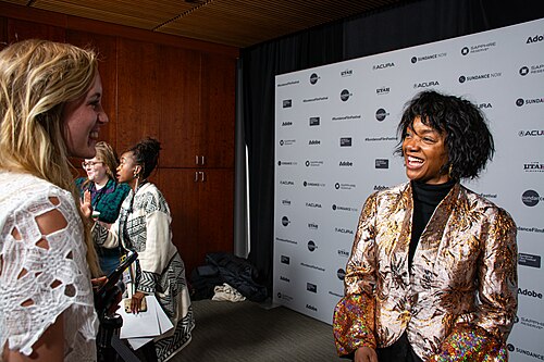 Stella Nwimo, Producer, at the 2026 Sundance Film Festival for the movie LADY.