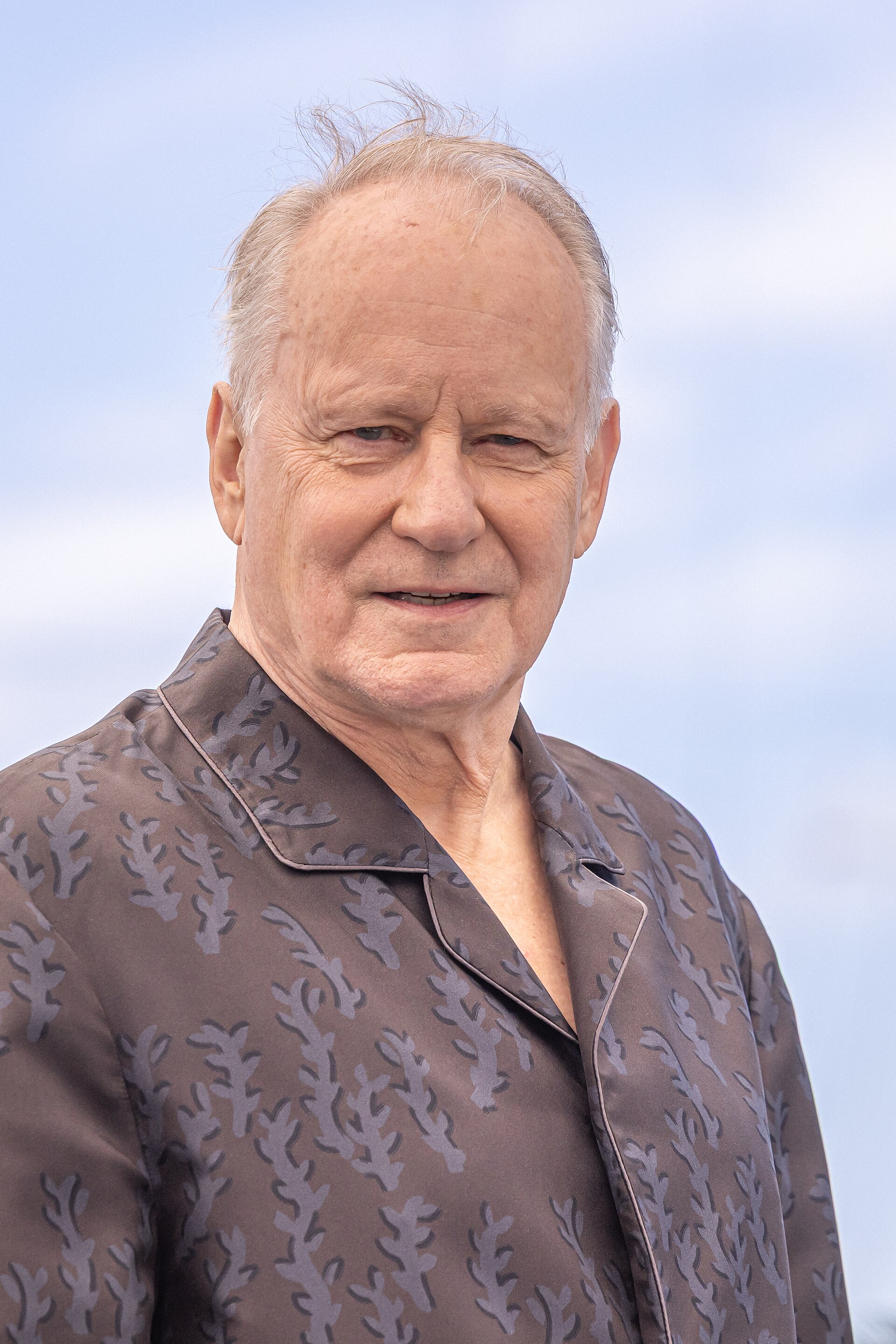 Actor Stellan Skarsgård at the 2025 Cannes Film Festival