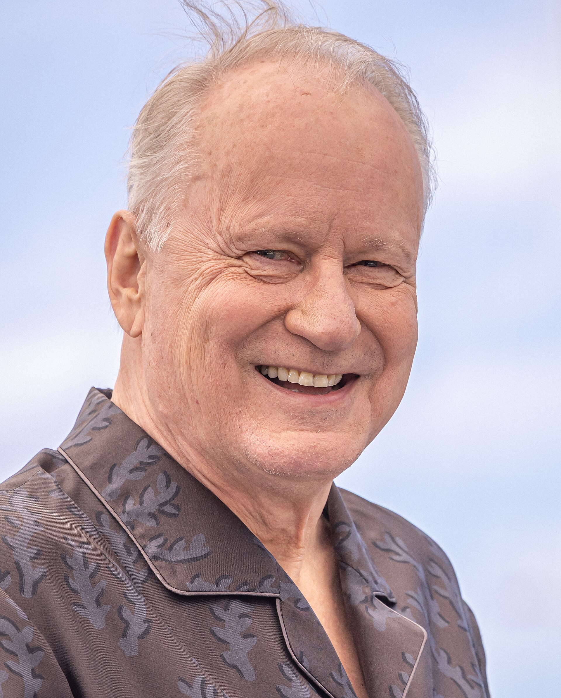 Actor Stellan Skarsgård at the 2025 Cannes Film Festival