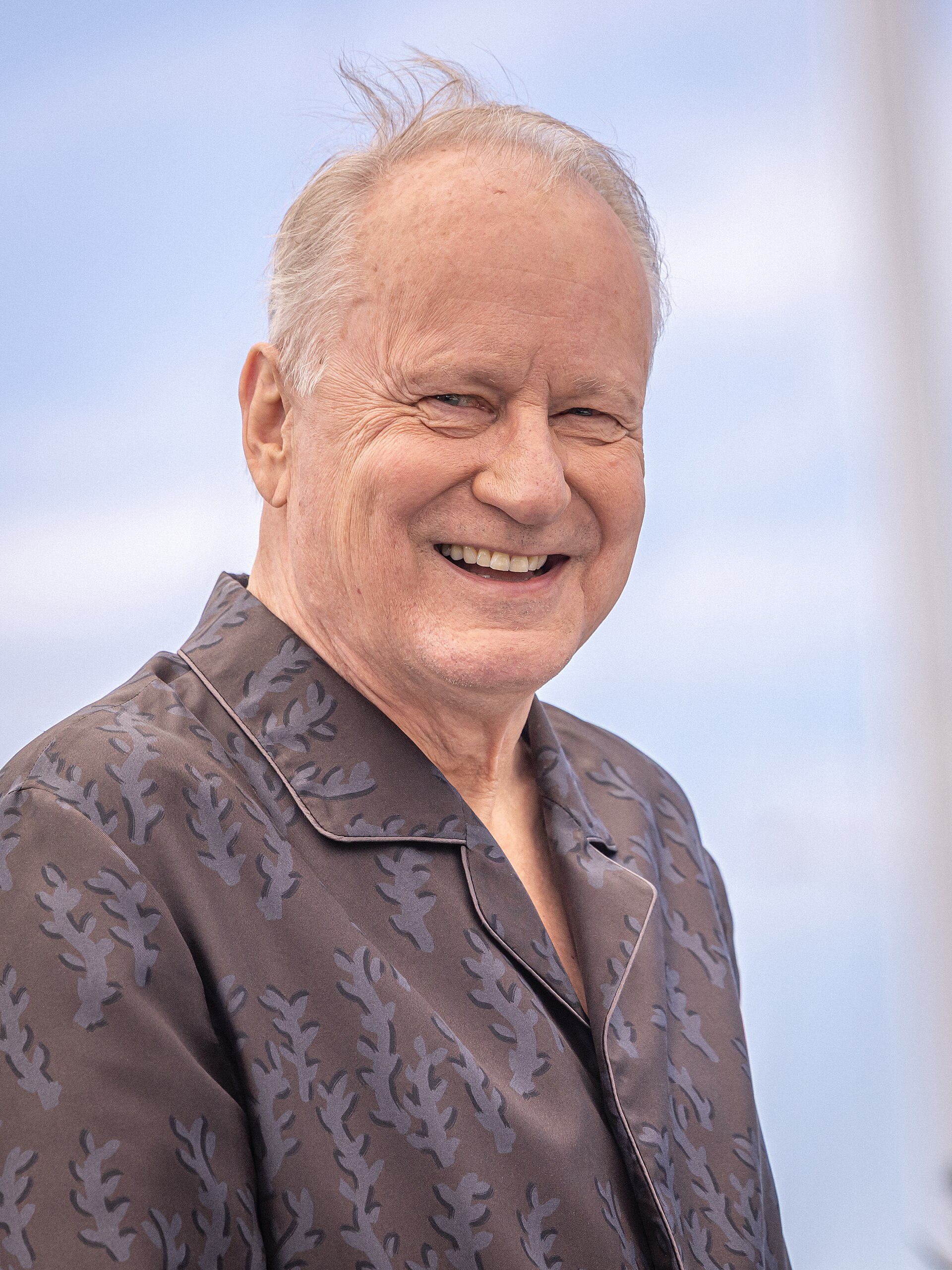 Actor Stellan Skarsgård at the 2025 Cannes Film Festival