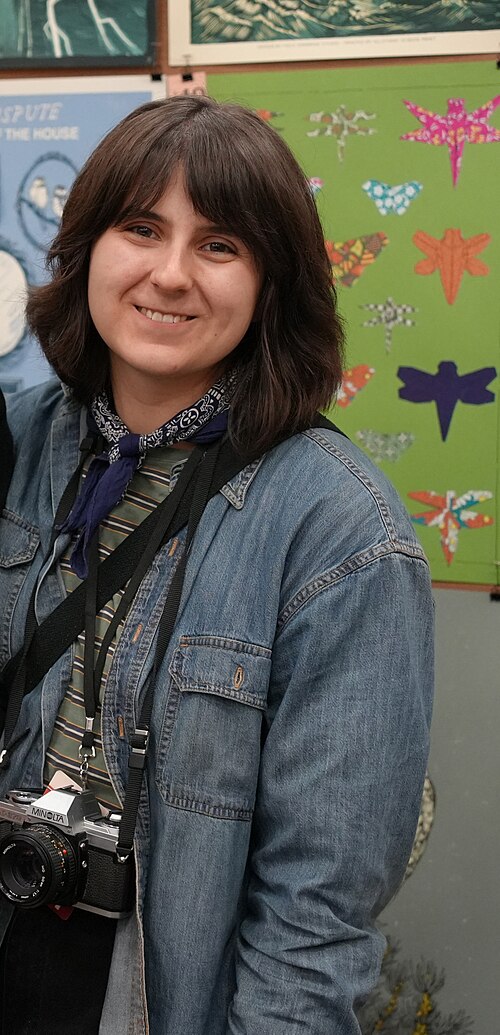 Stephanie Ellis, Field Sparrow Studio, Flatstock exhibit at SXSW 2025 in Austin, Texas in March 2025.