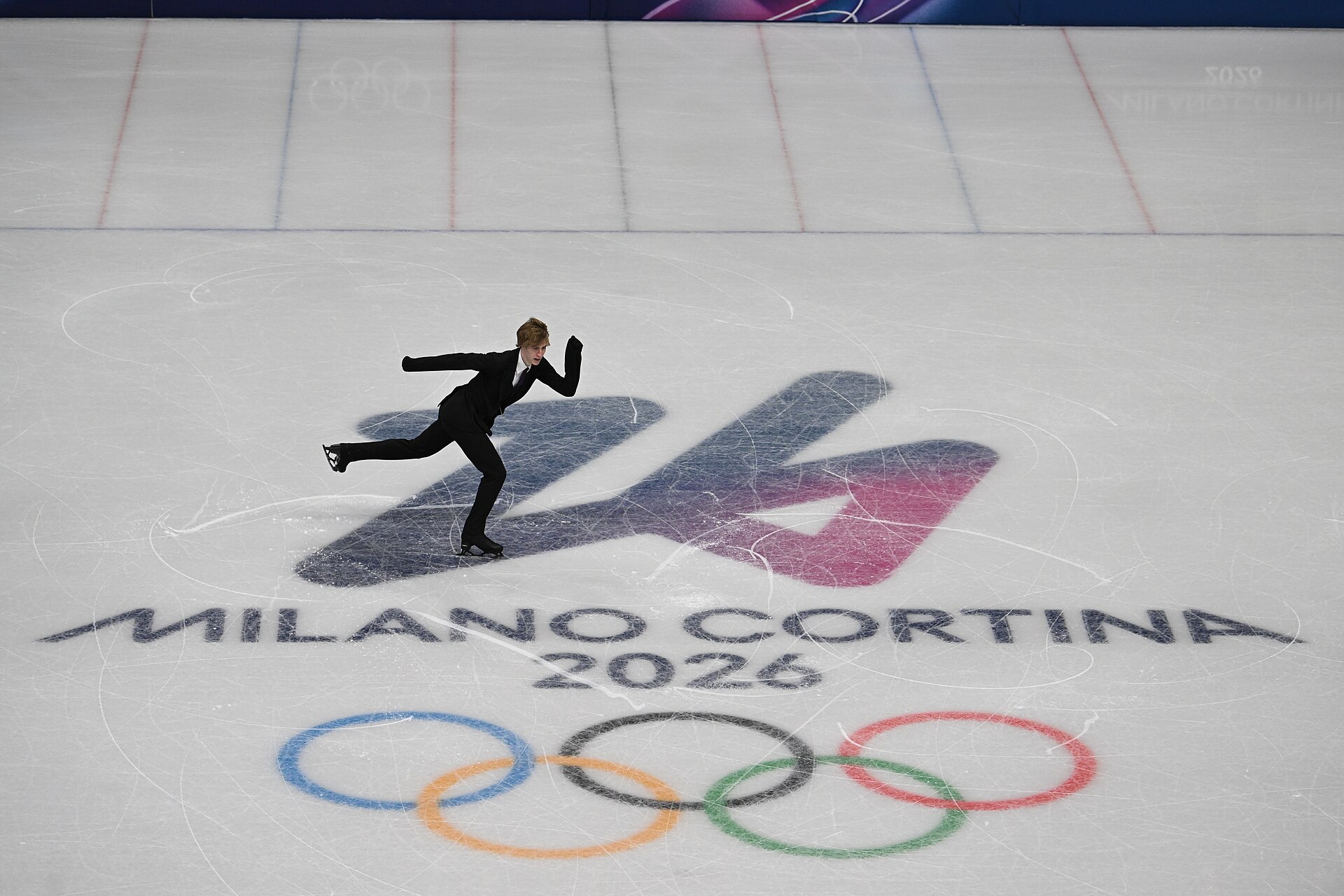 MILAN, ITALY - 07 FEBRUARY 2026: Stephen Gogolev of Canada compete during the Figure Skating Team Event Men Single Skating-Short Program at the Olympic Winter Games Milano Cortina 2026  Milano Ice Skating Arena on February 07, 2026 in Milan, Italy