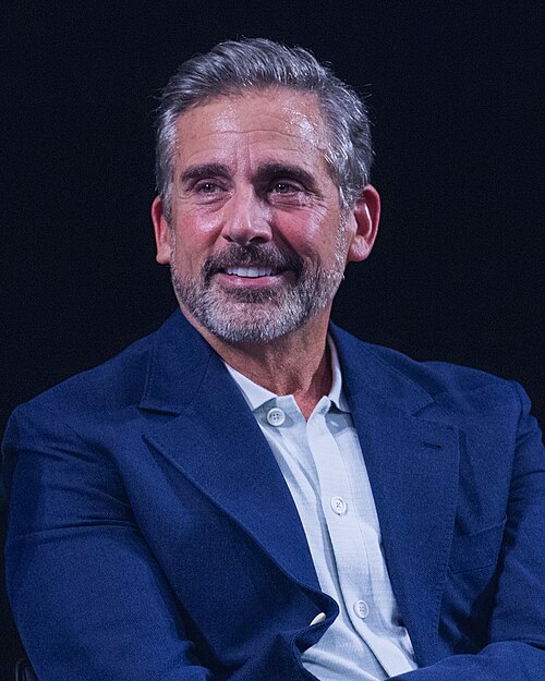 Steve Carell at The 40-Year-Old-Virgin's 20th anniversary Q&A in Los Angeles, California.