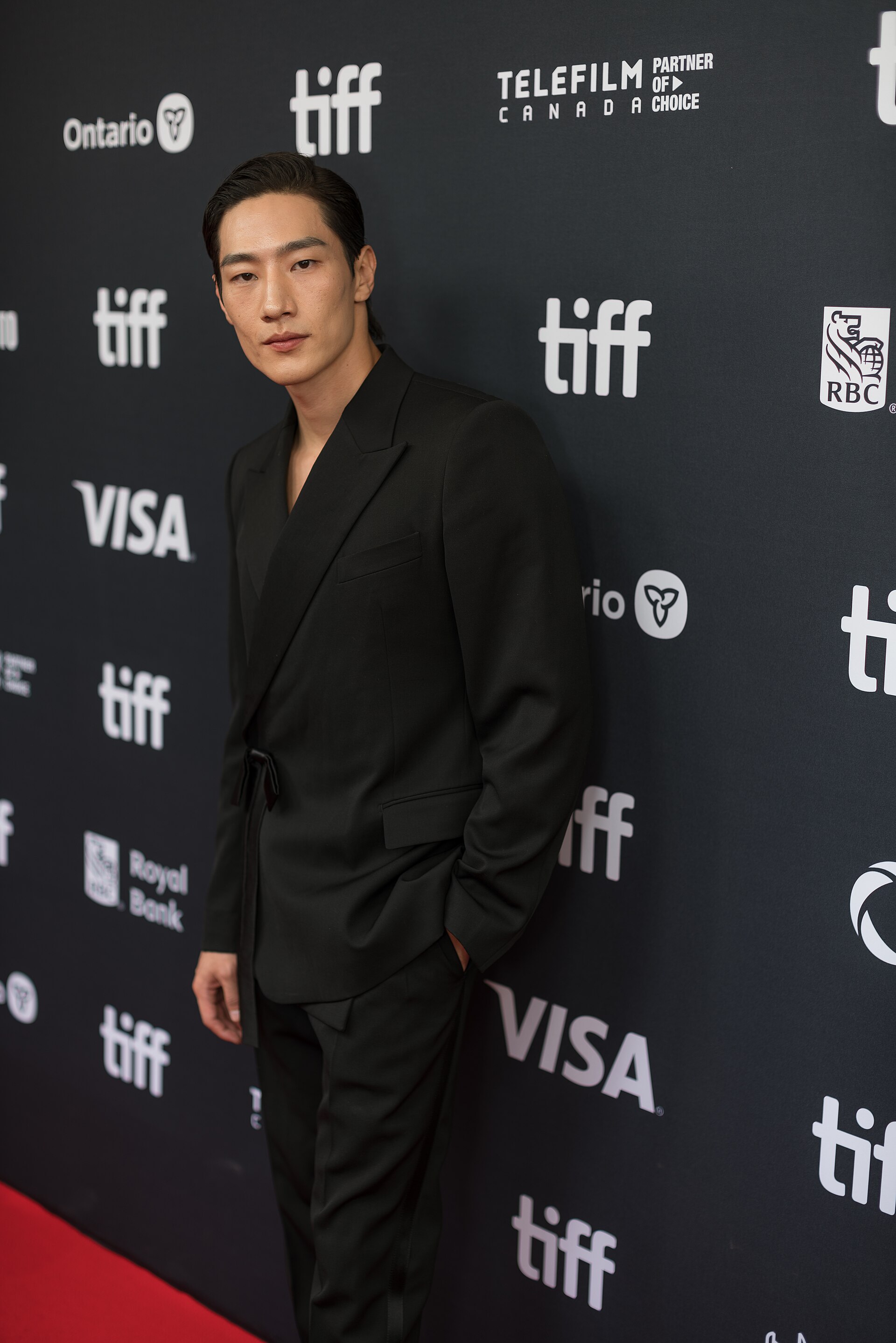 Steve Sanghyun Noh, actor in 'Love in the Big City', at the 2024 Toronto International Film Festival