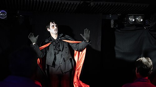 Steven Haanes at the 2024 Edinburgh Fringe Festival for The Master