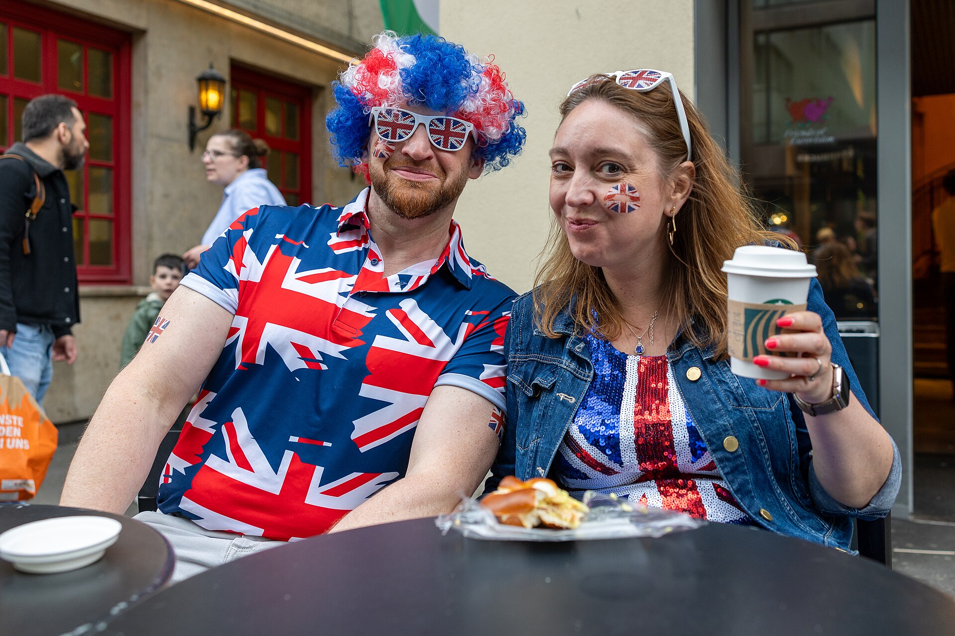 People enjoying the vibes on Eurovision Street in Basel, Switzerland. ESC 2025
