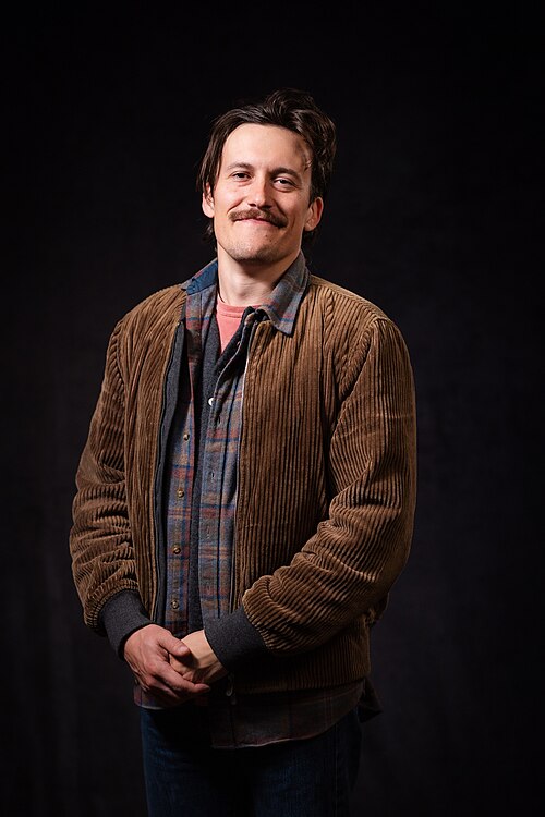 Stuart Upfill-Brown at the 2024 Sundance Film Festival on January 22, 2024.