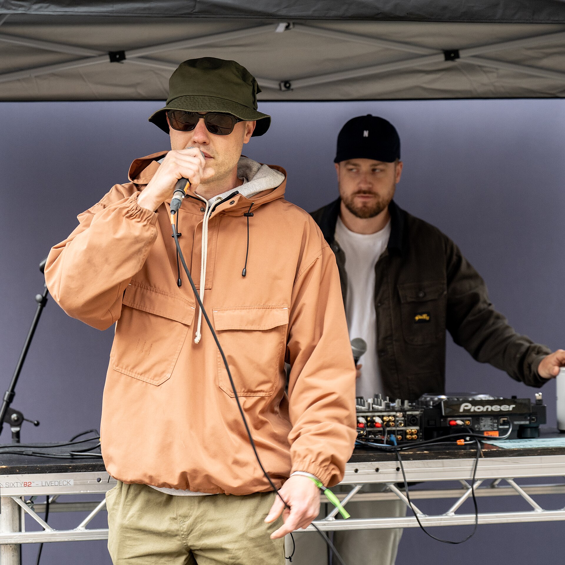 Summers Sons, South London rap duo, at the 2025 SXSW London festival in London, England.