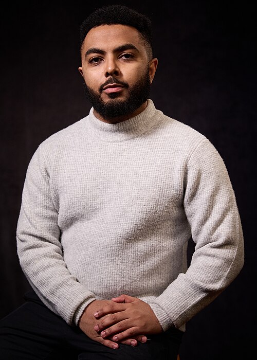 Alazar Aklilu at the 40th Sundance Film Festival in Park City, Utah, on January 22, 2024