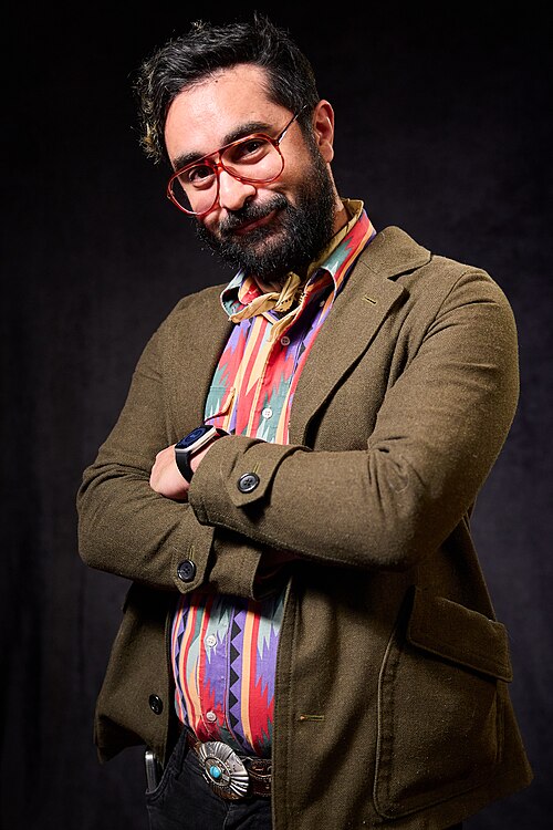 Alexi Horowitz-Ghazi at the 40th Sundance Film Festival in Park City, Utah, on January 22, 2024