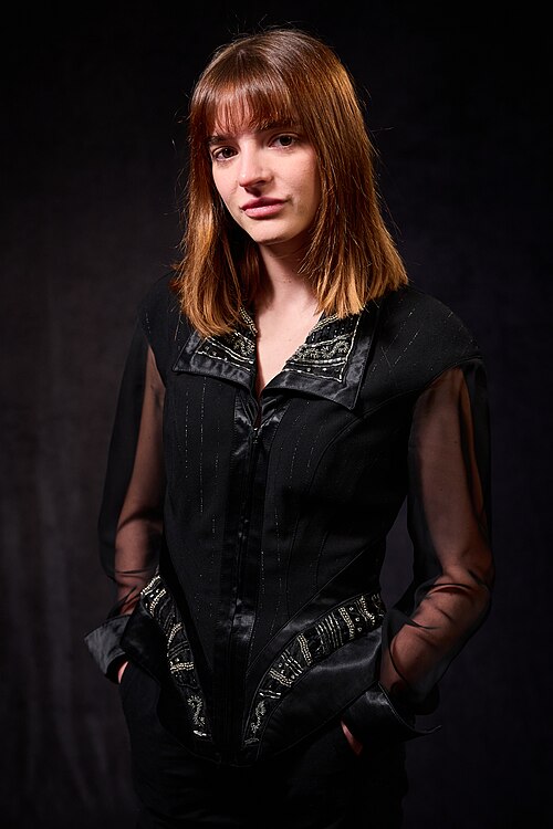 Andrea Riba at the 40th Sundance Film Festival in Park City, Utah, on January 22, 2024