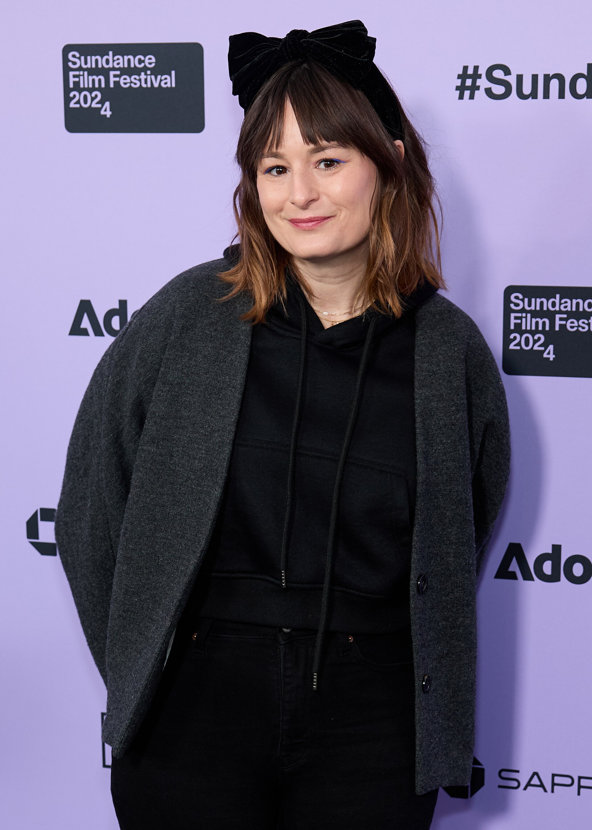 Amanda Culkowski at the premiere of the movie As we speak at the 40th Sundance Film Festival in Park City, Utah, on January 22, 2024
