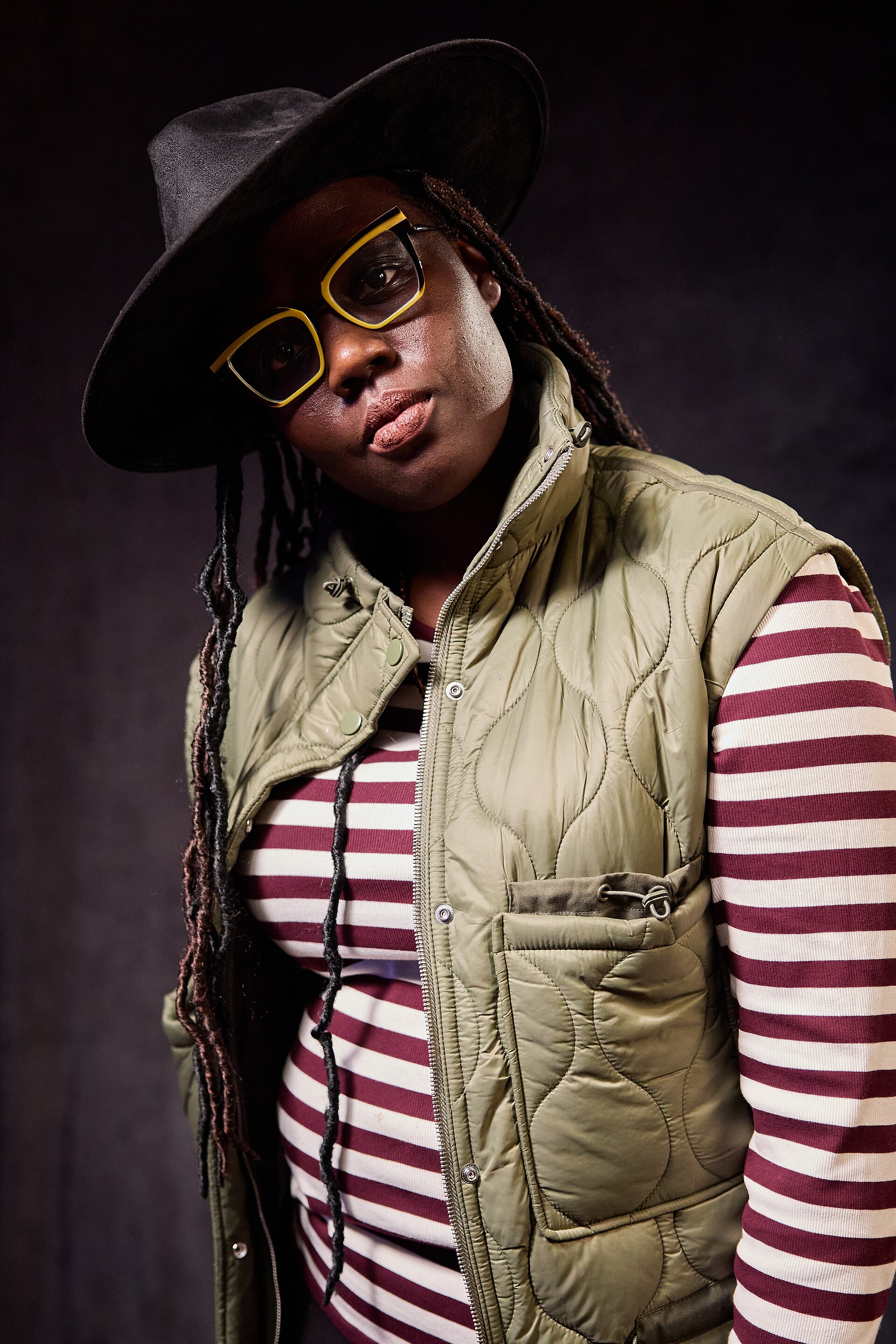 Audrey Seda at the 40th Sundance Film Festival in Park City, Utah, on January 22, 2024