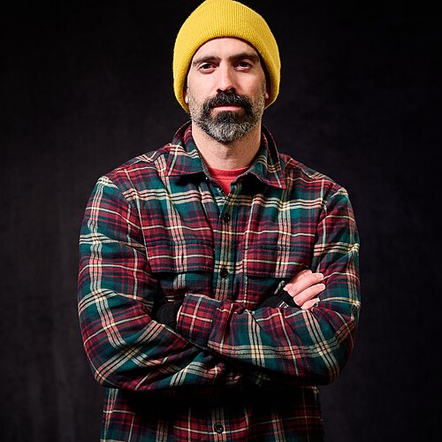 Christian Moldes at the 40th Sundance Film Festival in Park City, Utah, on January 22, 2024