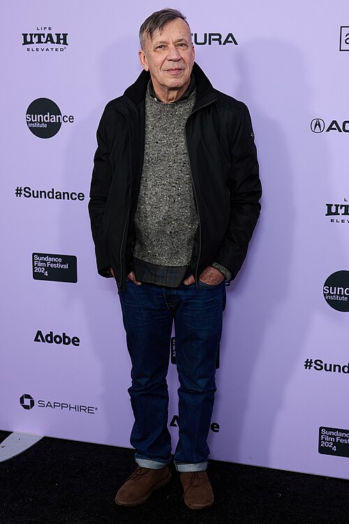 Bob Mothersbaugh at the premiere of the movie DEVO at the 40th Sundance Film Festival in Park City, Utah, on January 21, 2024