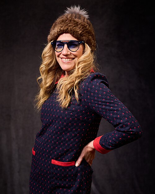 Dana Marisa Schoenfeld at the 40th Sundance Film Festival in Park City, Utah, on January 22, 2024