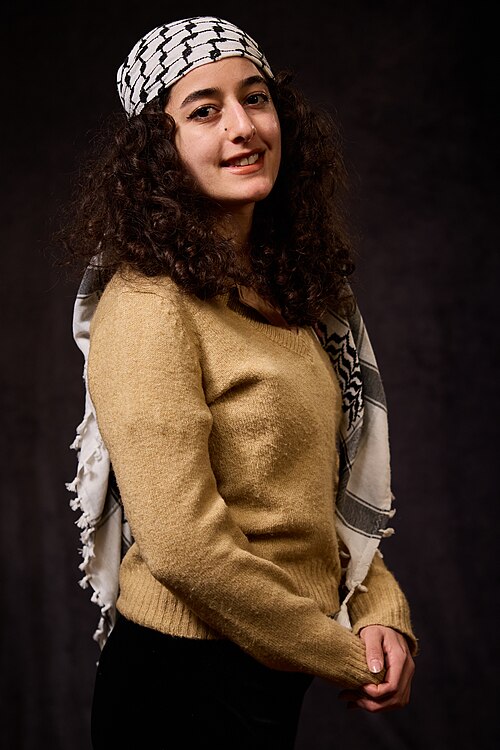 Dina Amin at the 40th Sundance Film Festival in Park City, Utah, on January 22, 2024