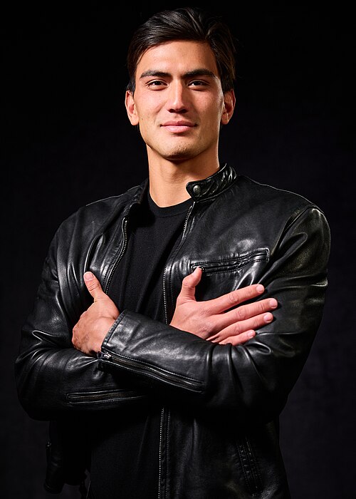 Laird Akeo at the 40th Sundance Film Festival in Park City, Utah, on January 22, 2024