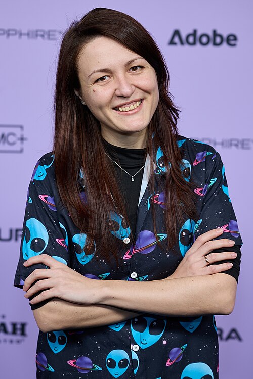 Olga Lucovnicova at the premiere of the documentary short film Object 817 at the 40th Sundance Film Festival in Park City, Utah, on January 20, 2024
