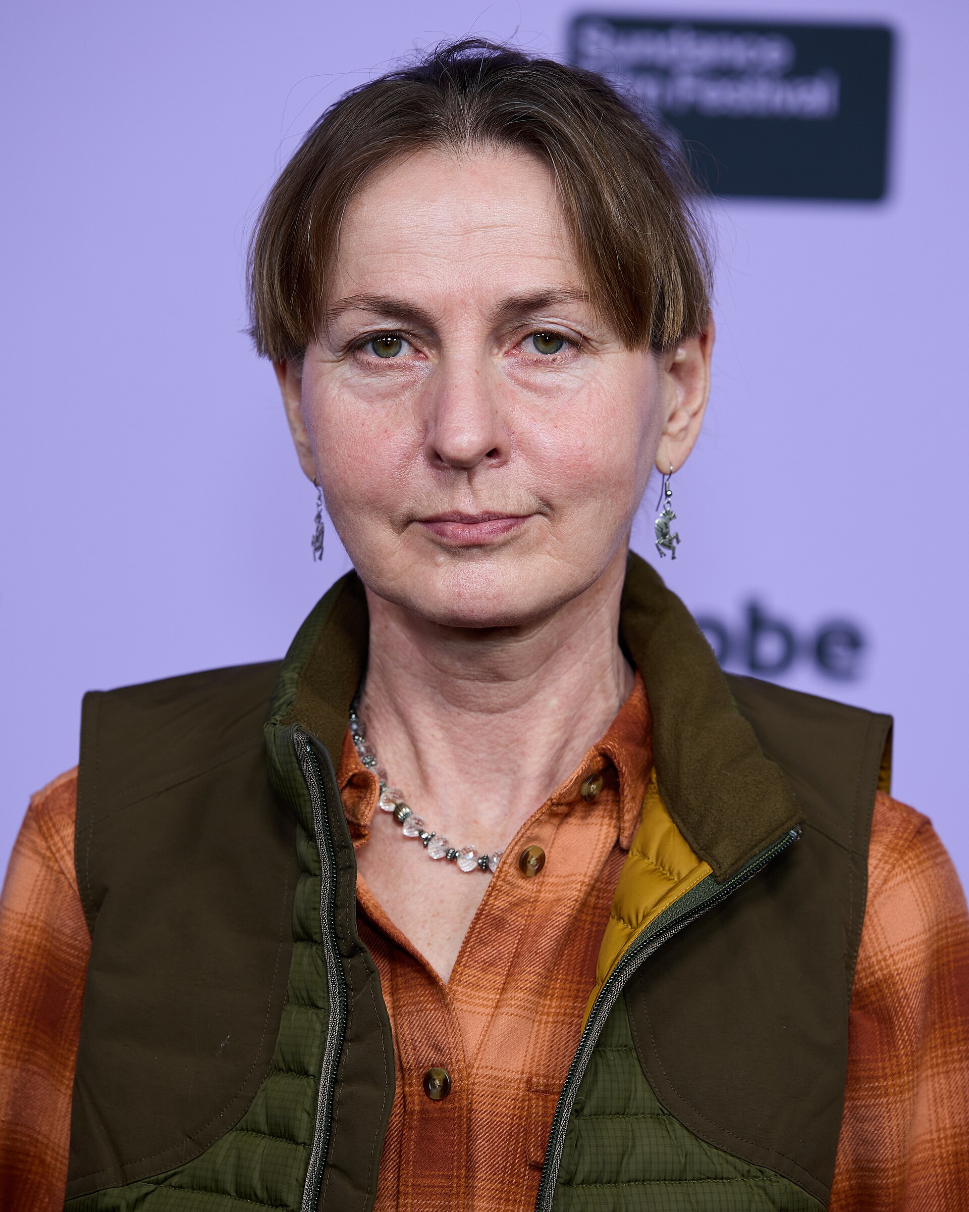 Anya Stasenko at the premiere of the movie Porcelain War during the 2024 Sundance Film Festival in Park City, Utah, on January 20, 2024