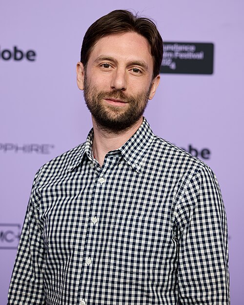 Co-Director, Writer, Editor Brendan Bellomo at the premiere of the movie Porcelain War during the 2024 Sundance Film Festival in Park City, Utah, on January 20, 2024