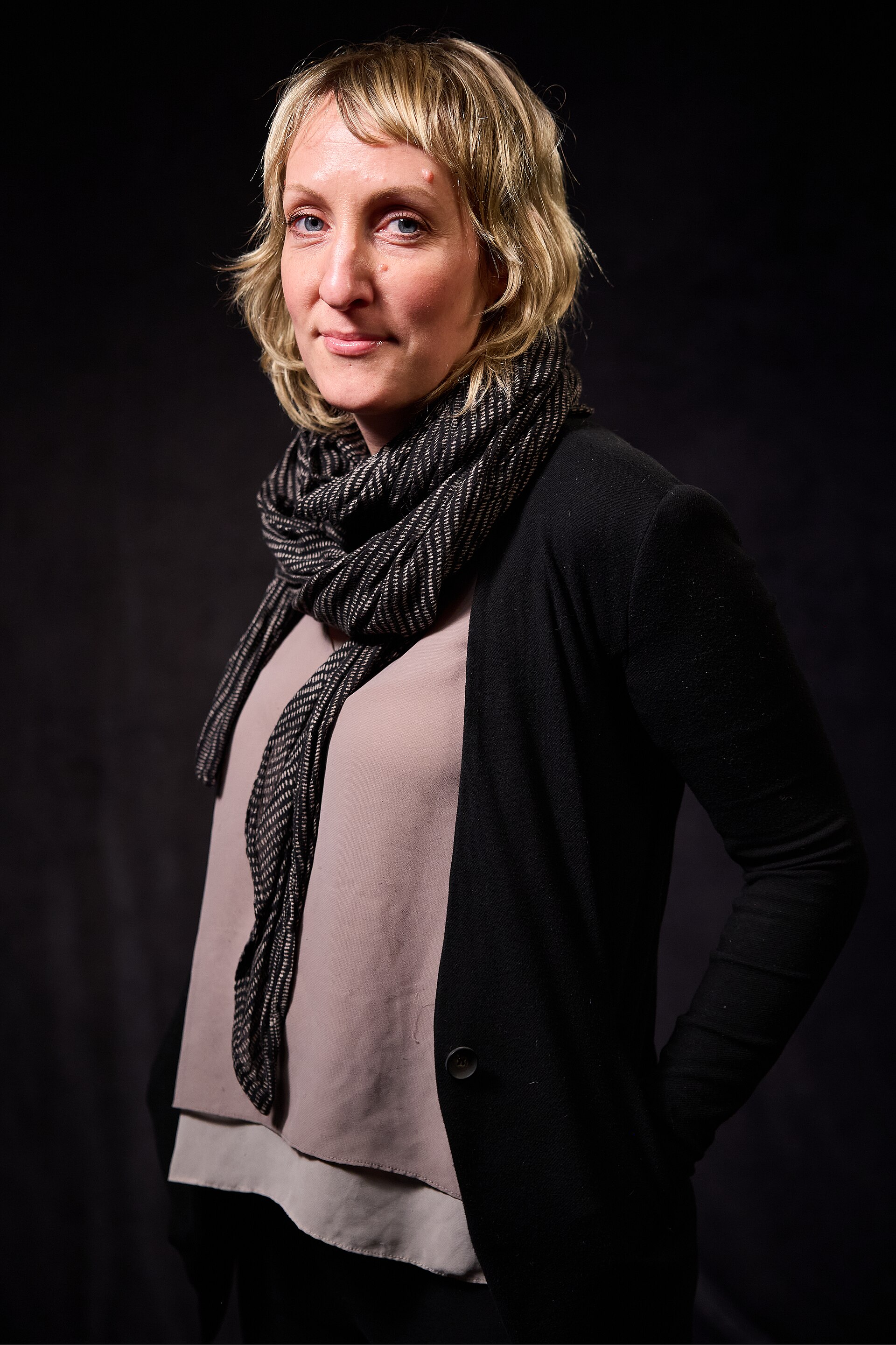 Sara Kinney at the 40th Sundance Film Festival in Park City, Utah, on January 22, 2024