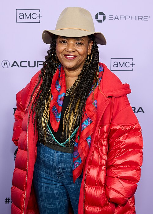 Guetty Felin at the premiere of the movie Seeking Mavis Beacon at the 40th Sundance Film Festival in Park City, Utah, on January 20, 2024