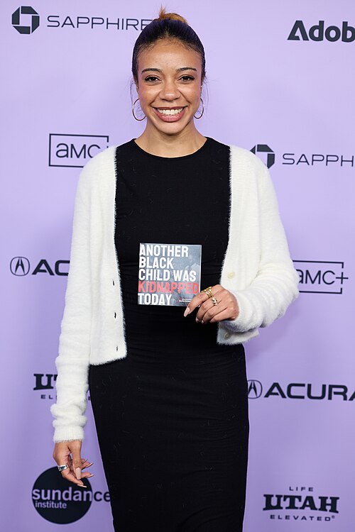Myah Overstreet at the premiere of the documentary short film To Be Invisible at the 40th Sundance Film Festival in Park City, Utah, on January 20, 2024