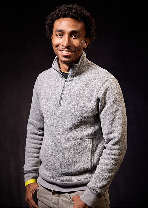 Topher Fredd at the 40th Sundance Film Festival in Park City, Utah, on January 22, 2024