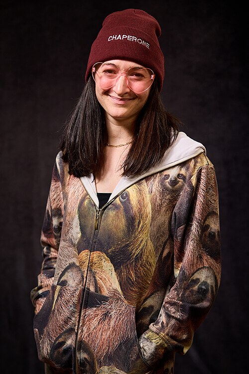 Zoë Eisenberg at the 40th Sundance Film Festival in Park City, Utah, on January 22, 2024