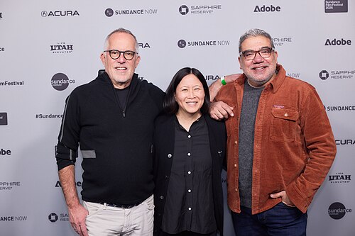 Sundance awards 2026 - John Cooper, Kim Yutani and Eugene Hernandez