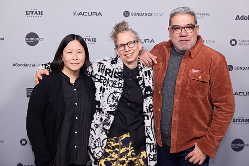 Sundance awards 2026 - Kim Yutani, Jennie Livingston and Eugene Hernandez
