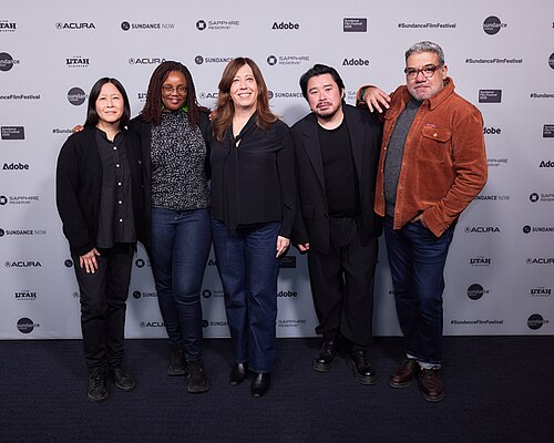 Sundance awards 2026 - Kim Yutani, Toni Kamau, Kirsten Schaffer, Bao Nguyen and Eugene Hernandez
