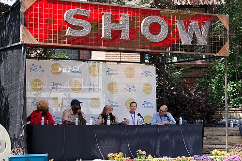 Sunday Noon Seminar discussion at the 2024 Telluride Film Festival.