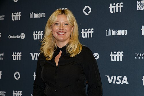 Suzie Riemer at the 2024 Toronto International Film Festival (TIFF) for the movie Shell.
