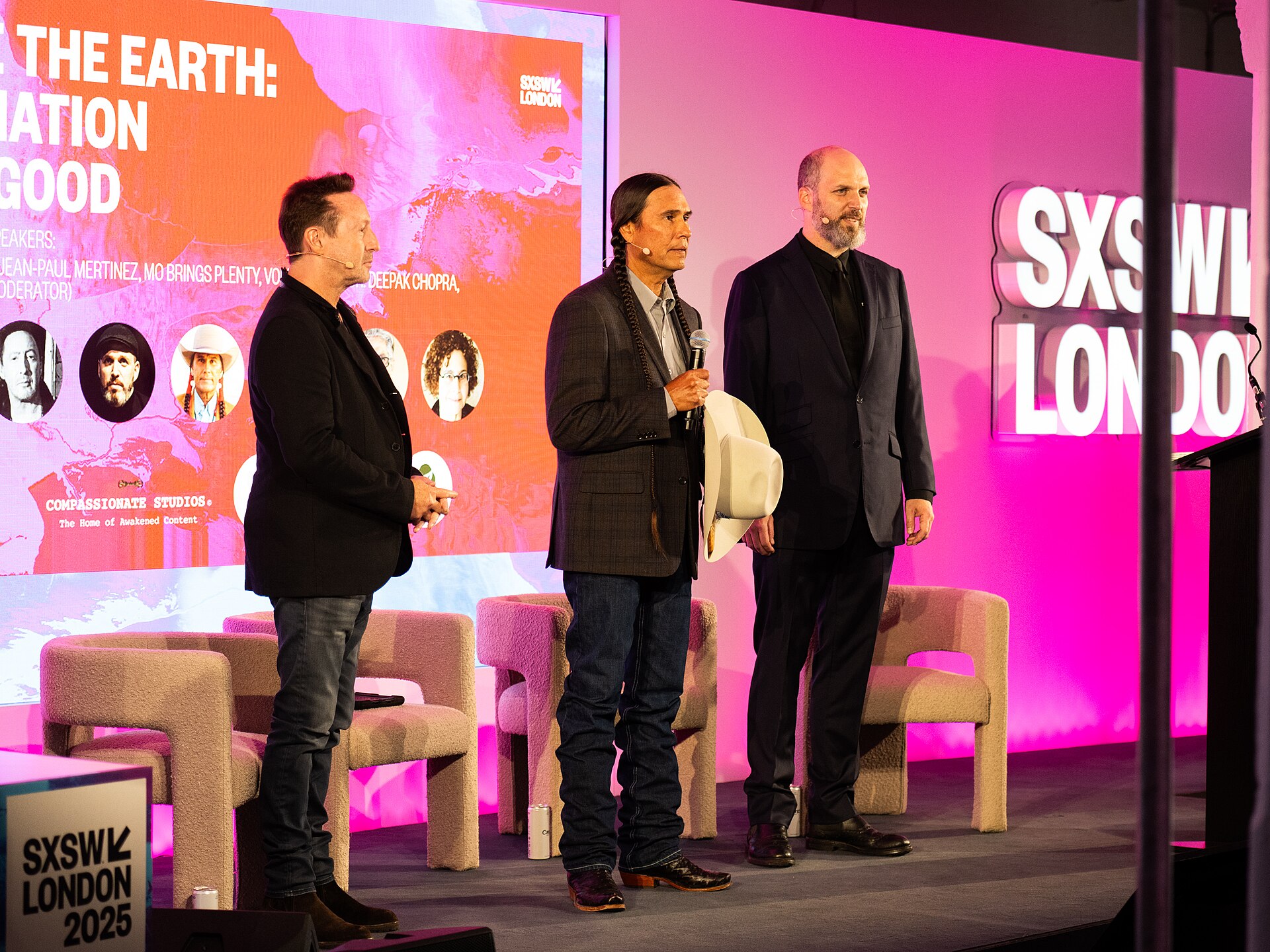 Julian Lennon, Mo Brings Plenty & Jean-Paul Mertinez at SXSW London 2025