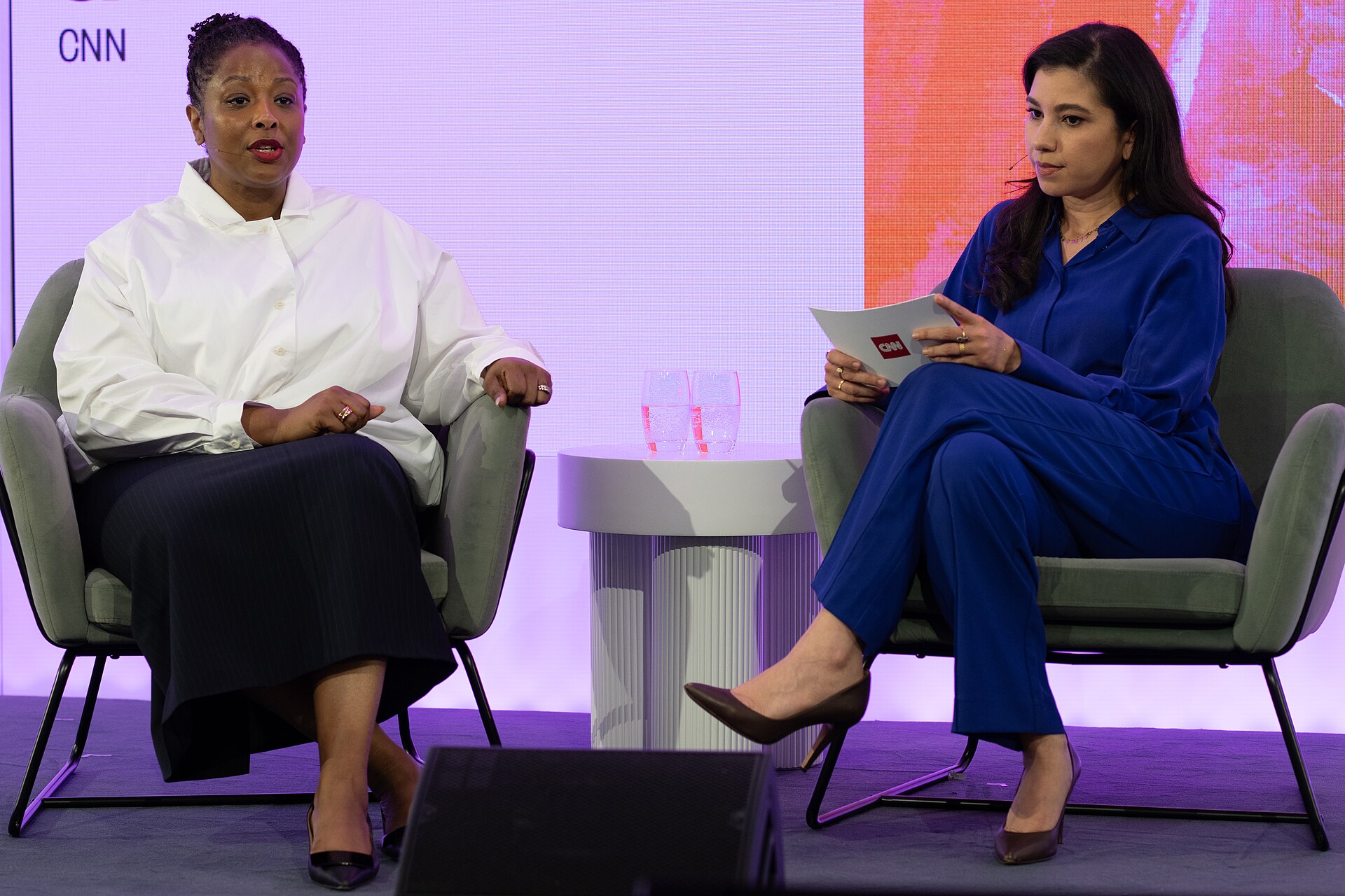 Deborah Archer, President of the American Civil Liberties Union, and Salma Abdelaziz in conversation at SXSW London 2025