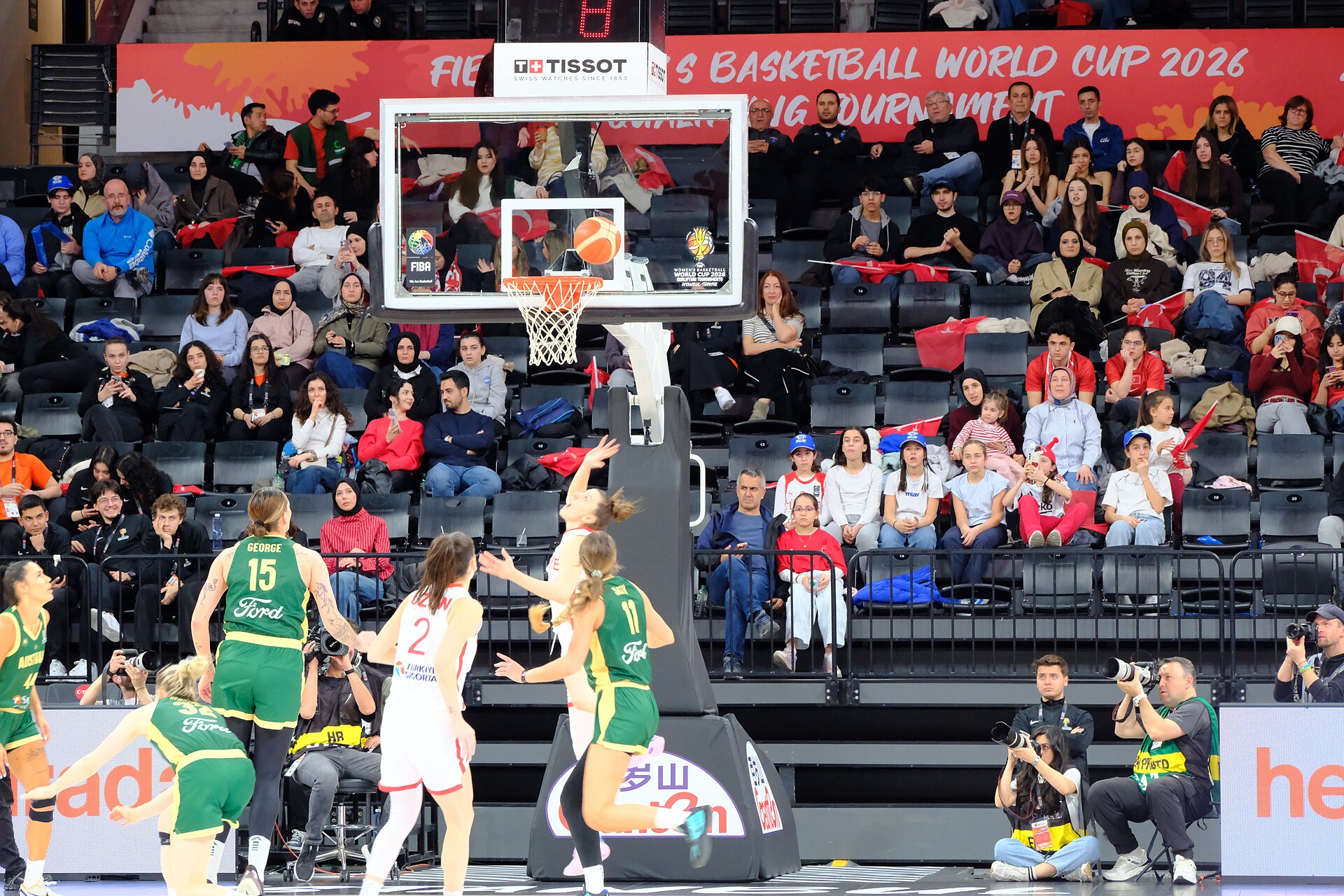 Türkiye vs Australia FIBA WBWC qualification 20260315