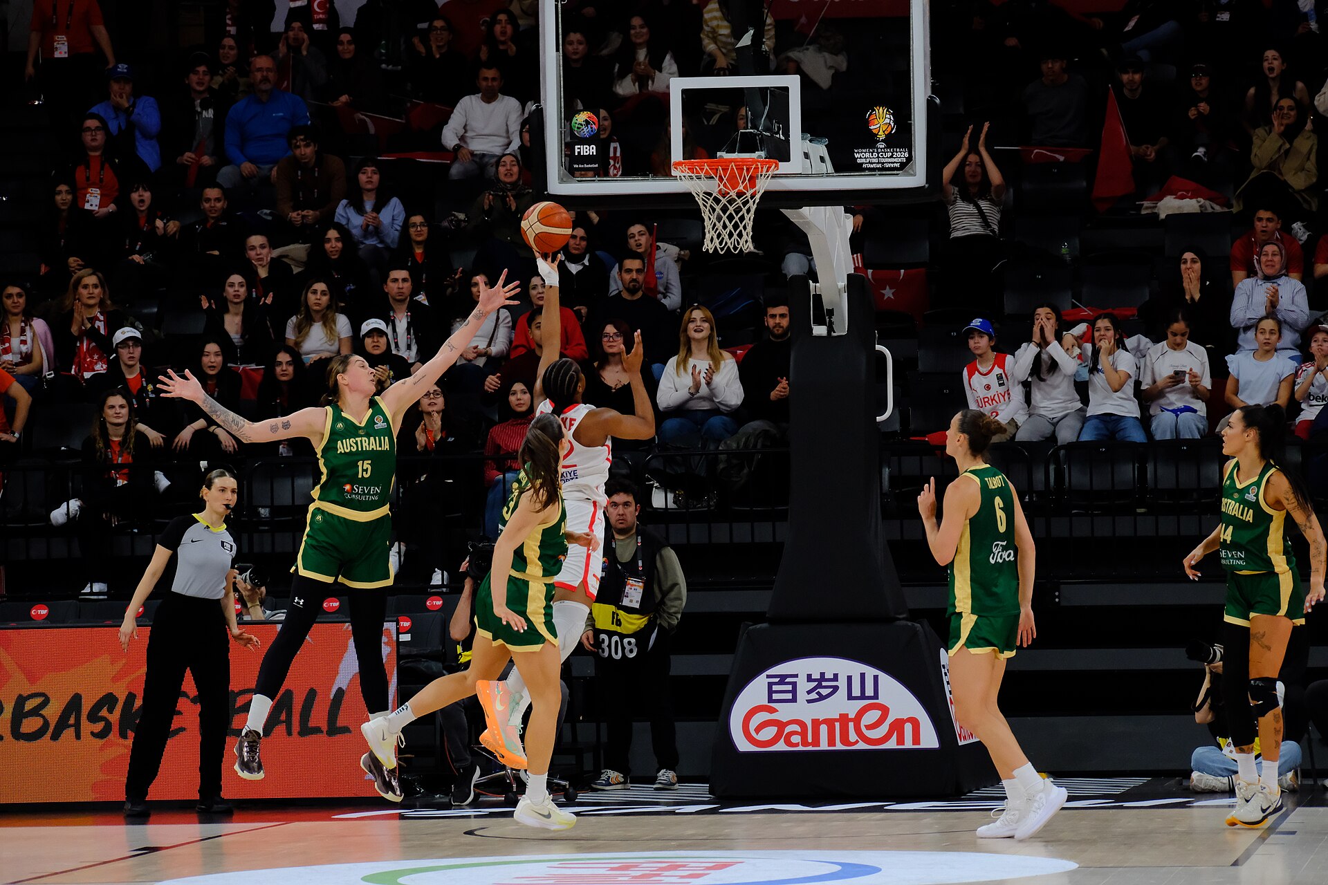 Türkiye vs Australia FIBA WBWC qualification 20260315
