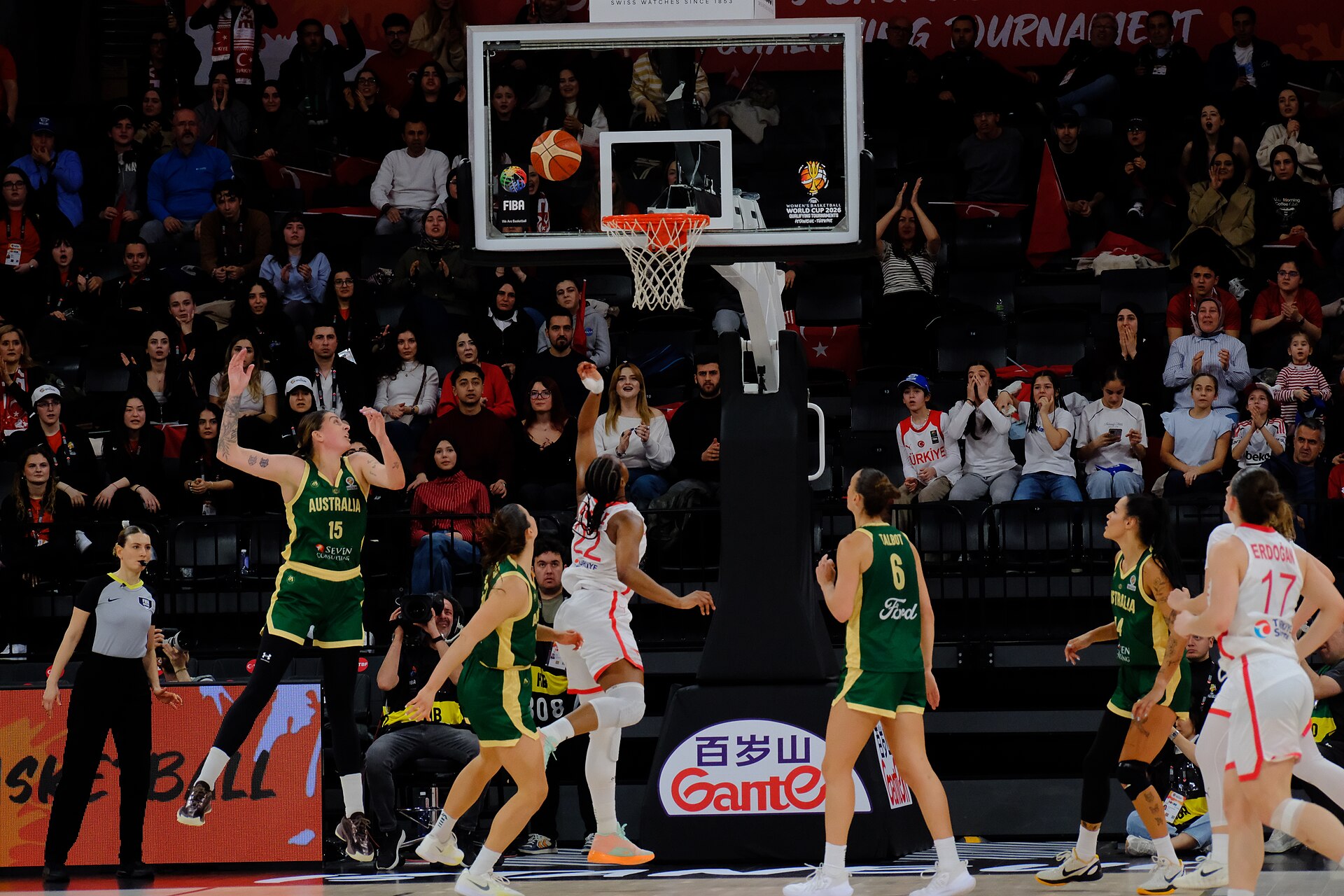 Türkiye vs Australia FIBA WBWC qualification 20260315