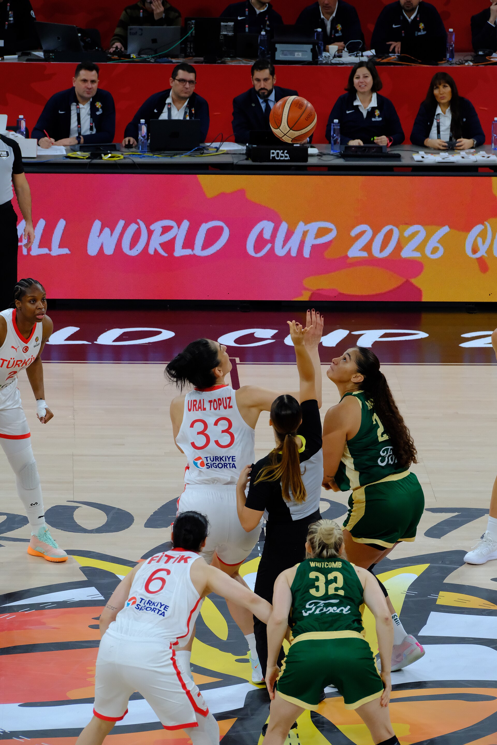 Türkiye vs Australia FIBA WBWC qualification 20260315