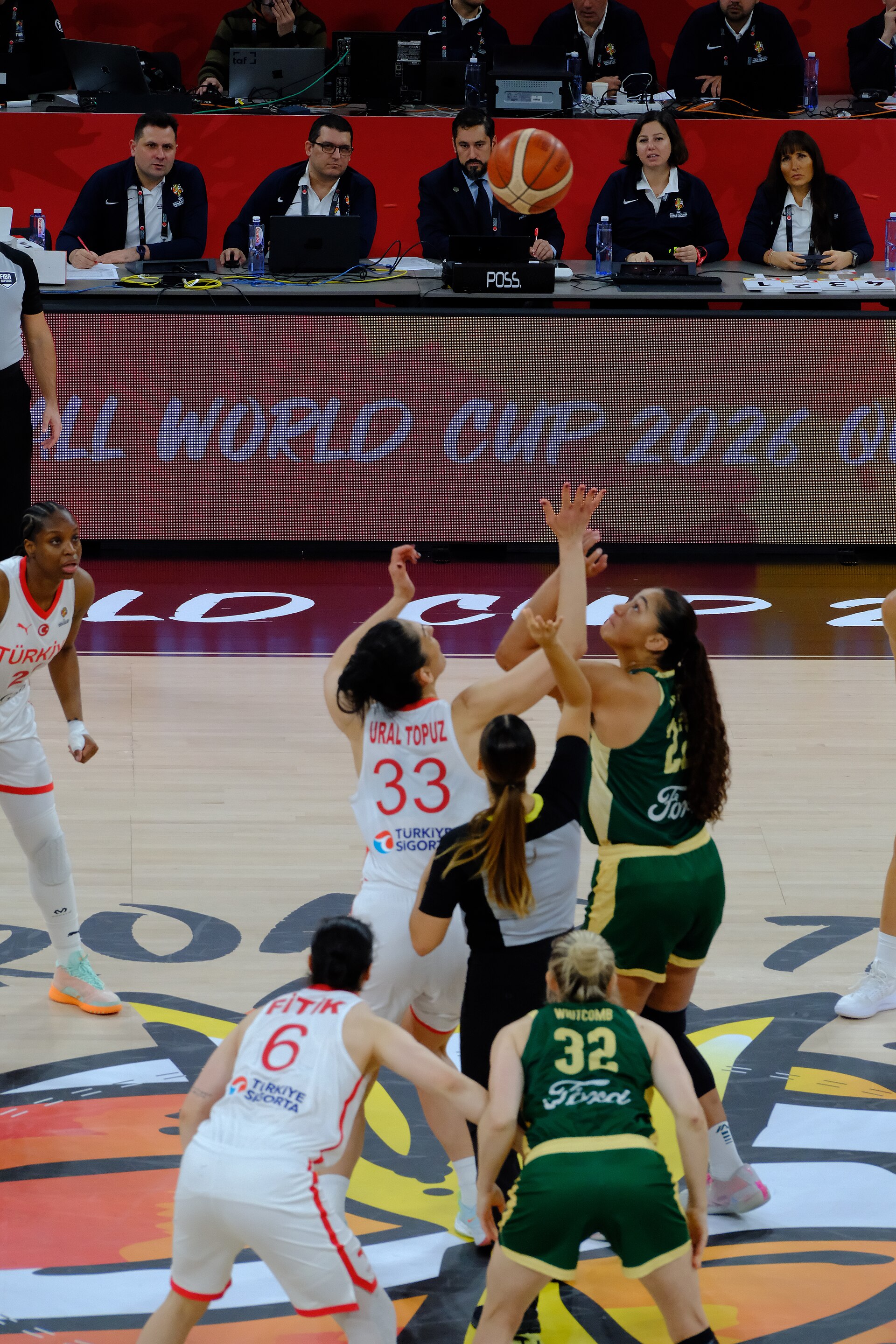 Türkiye vs Australia FIBA WBWC qualification 20260315