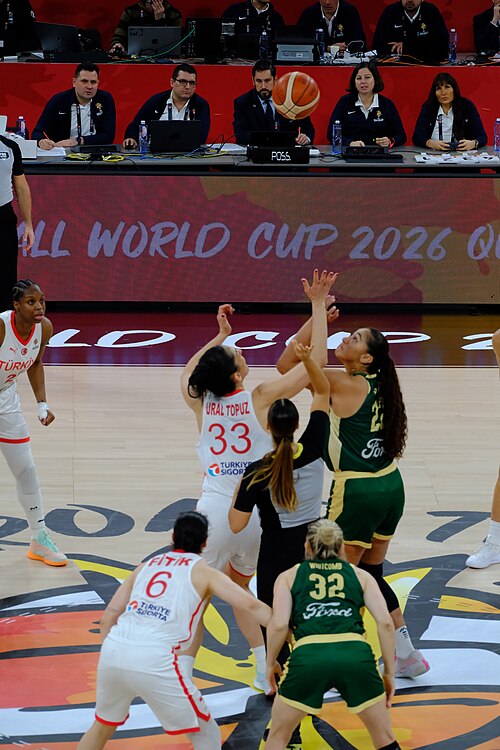 Türkiye vs Australia FIBA WBWC qualification 20260315