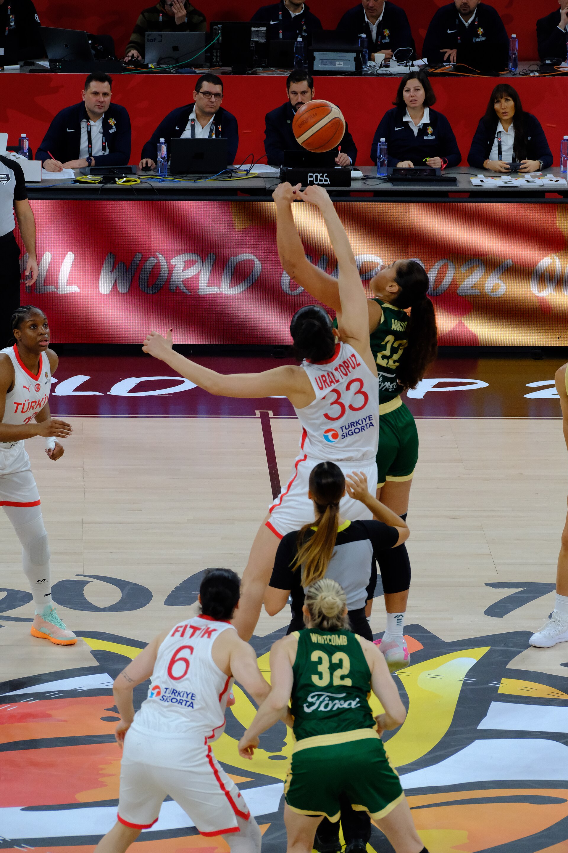 Türkiye vs Australia FIBA WBWC qualification 20260315