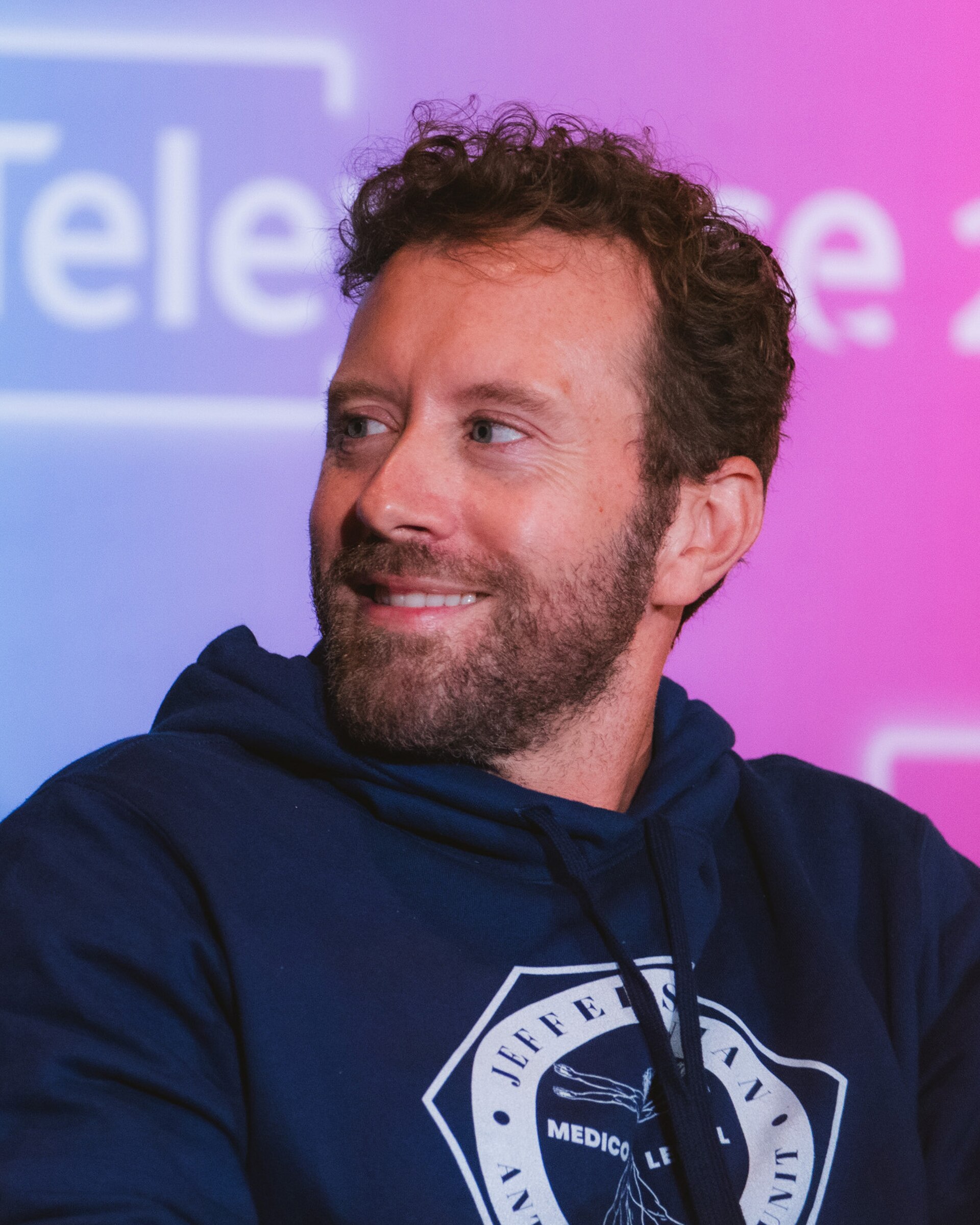 T. J. Thyne at the 20th anniversary panel for Bones at Televerse 2025 in Los Angeles, California.
