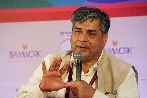 T.C.A. Raghavan, diplomat, at the 2025 Jaipur Literature Festival in Jaipur, India.